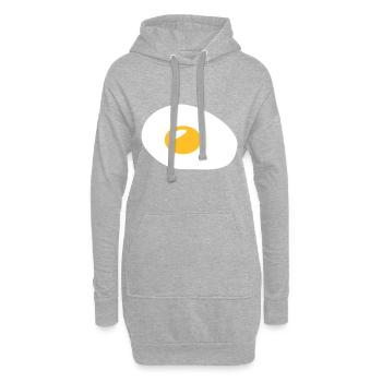 Spiegelei - Hoodie-Kleid - Grau meliert - Vorne