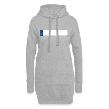 Kennzeichen S - Hoodie-Kleid - Grau meliert - Vorne