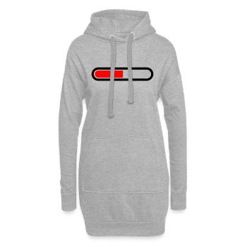 Loading bar vector loaded Loading Design 004 - Hoodie Dress - heather grey - Front