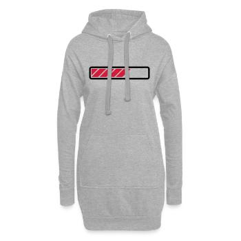 Loading - Hoodie-Kleid - Grau meliert - Vorne