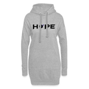 Bitcoin Trading Crypto Stocks - Sweat-shirt à capuche long Femme - gris chiné - Devant