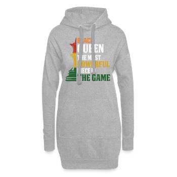 Juneteenth Cadeau de fierté de la Journée de l’histoire des Noirs - Sweat-shirt à capuche long Femme - gris chiné - Devant