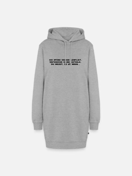 Star Wars: Konflikt - Hoodie-Kleid - Grau meliert