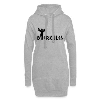Bierkules - Hoodie-Kleid - Grau meliert - Vorne