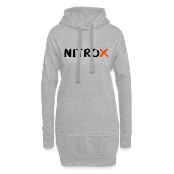 Tauchen Taucher Nitrox T-Shirt - Hoodie-Kleid - Grau meliert - Vorne