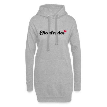 Cheerleader - Hoodie-Kleid - Grau meliert - Vorne