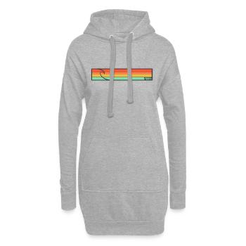 ridm surf stripes - Hoodie-Kleid - Grau meliert - Vorne