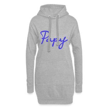 OPA. VATERTAG. ALLES GUTE ZUM GEBURTSTAG OPA. ICH LIEBE DICH. - Hoodie-Kleid - Grau meliert - Vorne