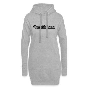 Sportlehrer - Hoodie-Kleid - Grau meliert - Vorne