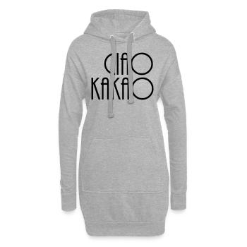 Ciao Cocoa - Hoodie Dress - heather grey - Front