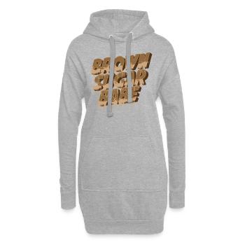 Juneteenth Cadeau de fierté de la Journée de l’histoire des Noirs - Sweat-shirt à capuche long Femme - gris chiné - Devant