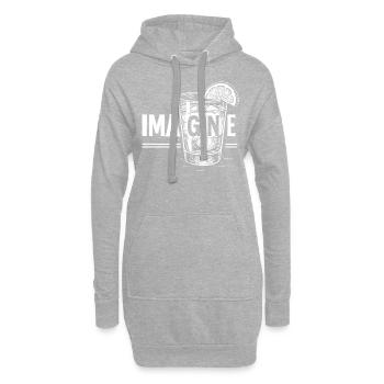 Imagine: Perfekte Geschenkidee! - Hoodie-Kleid - Grau meliert - Vorne