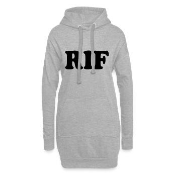 Rif - Hoodie-Kleid - Grau meliert - Vorne