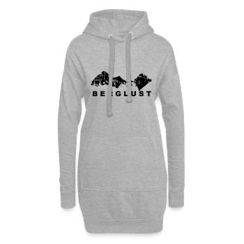 Berglust - (4) - Hoodie-Kleid - Grau meliert - Vorne