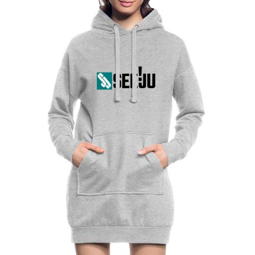 SeeJu 2 logo quer 3farb - Hoodie-Kleid