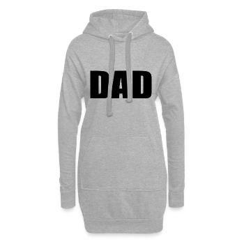 Dad - Hoodie-Kleid - Grau meliert - Vorne