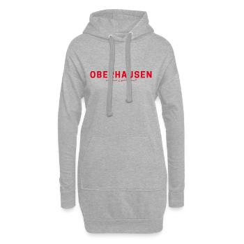 T-shirt Oberhausen – Pour les vrais fans - Sweat-shirt à capuche long Femme - gris chiné - Devant