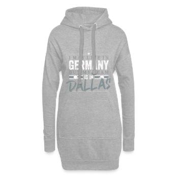 Dallas Football Fans Germany - Hoodie-Kleid - Grau meliert - Vorne