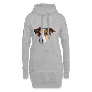 Jack Russel - Hoodie-Kleid - Grau meliert - Vorne