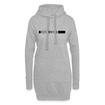 Équipe Leader Squad Strip - Sweat-shirt à capuche long Femme - gris chiné - Devant
