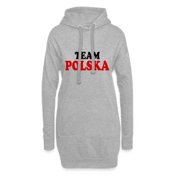 Polen - Hoodie-Kleid - Grau meliert - Vorne