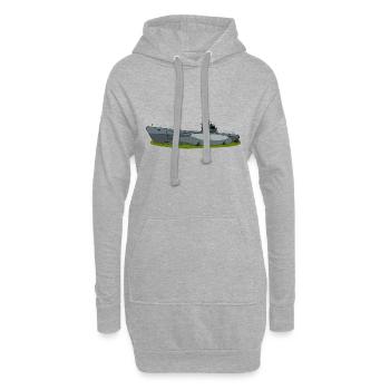 U-Boot U995 - Hoodie-Kleid - Grau meliert - Vorne