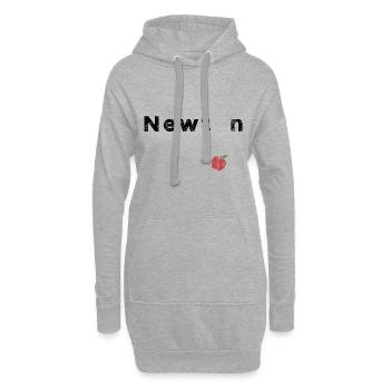 Isaac Newton - Hoodie-Kleid - Grau meliert - Vorne
