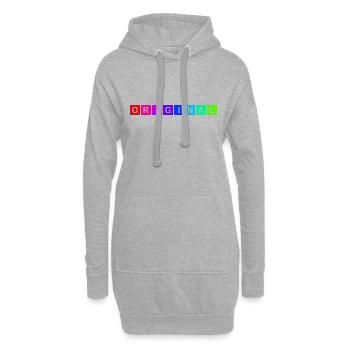 Original - Hoodie Dress - heather grey - Front