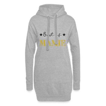 OMA. MUTTERTAG. ALLES GUTE ZUM GEBURTSTAG OMA. ICH LIEBE DICH - Hoodie-Kleid - Grau meliert - Vorne