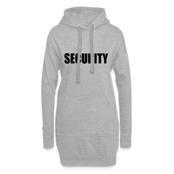 Security - Sweat-shirt à capuche long Femme - gris chiné - Devant