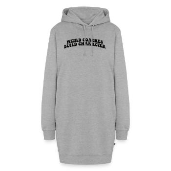 Seltsame Coaches Bilden Charakter Coach - Hoodie-Kleid - Grau meliert - Vorne