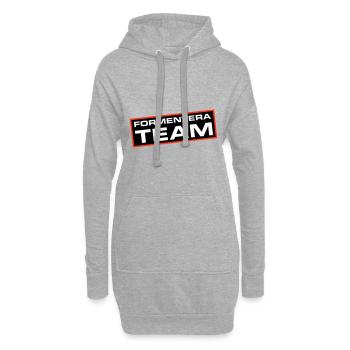 Formentera Team - Hoodie Dress - heather grey - Front