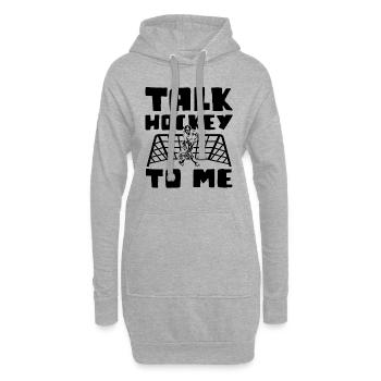 feldhockey sport - Hoodie-Kleid - Grau meliert - Vorne