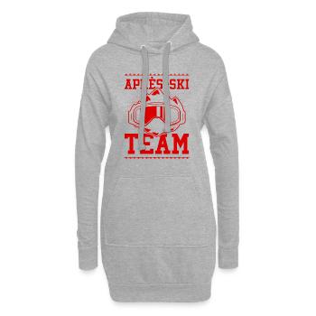 Après Ski Team - Hoodie-Kleid - Grau meliert - Vorne