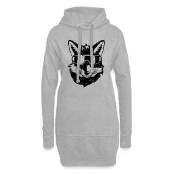 Ski Fuchs - Hoodie-Kleid - Grau meliert - Vorne