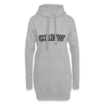crew - Hoodie-Kleid - Grau meliert - Vorne