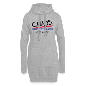 Chaos Coordinator 3C - Hoodie-Kleid - Grau meliert - Vorne