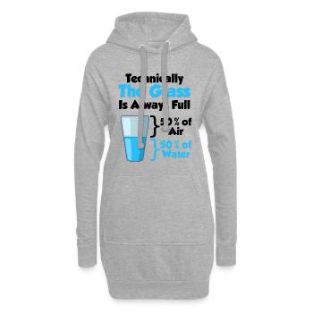 Physics TShirt physicist research math gift - Hoodie Dress - heather grey - Front