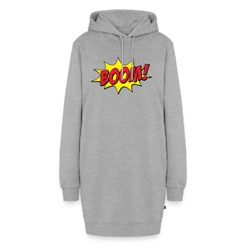 Boom Kloppo! - Hoodie Dress - heather grey - Front