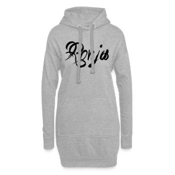 Ronja - Hoodie-Kleid - Grau meliert - Vorne