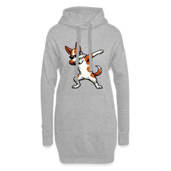 Tabbing Podenco Ibicenco - Sweat-shirt à capuche long Femme - gris chiné - Devant
