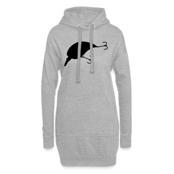 CRANKBAIT - Hoodie-Kleid - Grau meliert - Vorne