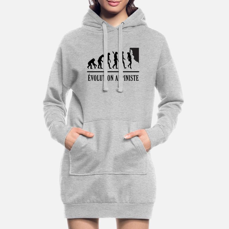 Évolution Alpinisme - Evolution Alpiniste Sweat-shirt à capuche long Femme