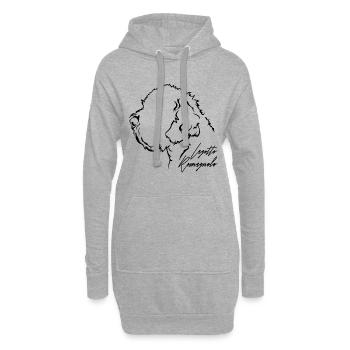 LAGOTTO ROMAGNOLO Profil Hunde Hund Wilsigns - Hoodie-Kleid - Grau meliert - Vorne