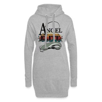 Raubfisch Wels Angler Elite - Hoodie-Kleid - Grau meliert - Vorne