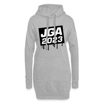 Jga 2023 Junggesellenabschied - Hoodie-Kleid - Grau meliert - Vorne