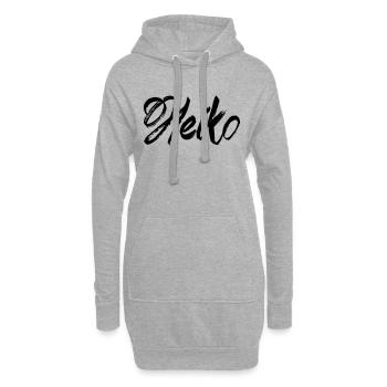 Heiko - Hoodie-Kleid - Grau meliert - Vorne