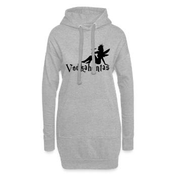 Vodkahontas - Hoodie-Kleid - Grau meliert - Vorne