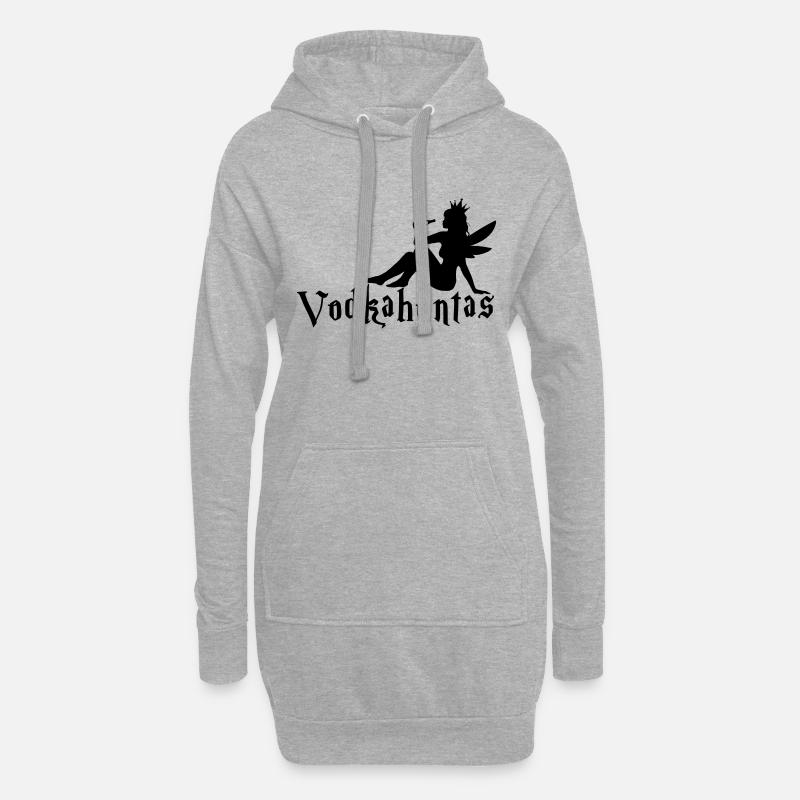 Vodkahontas - Hoodie-Kleid - Grau meliert