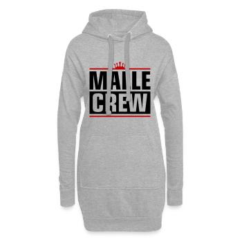 Malle Crew - Hoodie-Kleid - Grau meliert - Vorne